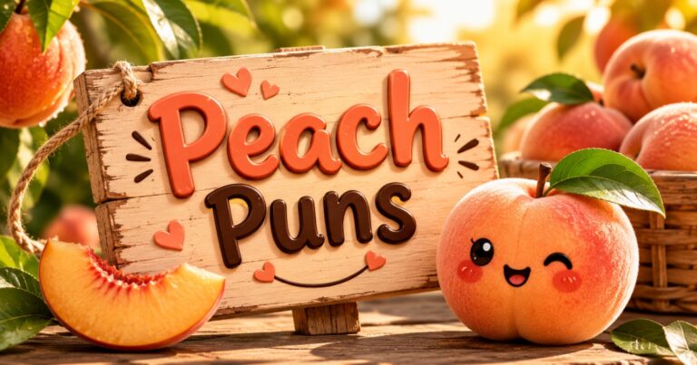 220+ Best Peach Puns That Are Sweet, Funny & Totally Peachy