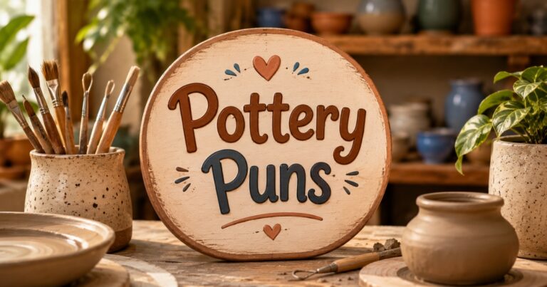 200+ Best Pottery Puns That Are Clay-Some and Funny