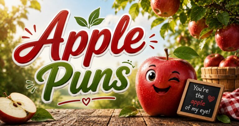 250+ Best Apple Puns That Are Totally A-Peeling